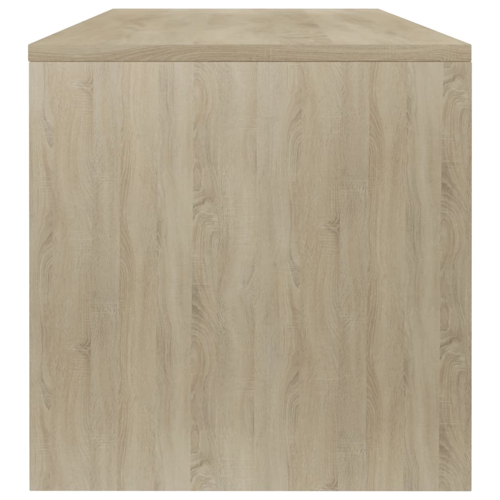 Salontafel 100x40x40 cm bewerkt hout sonoma eikenkleurig