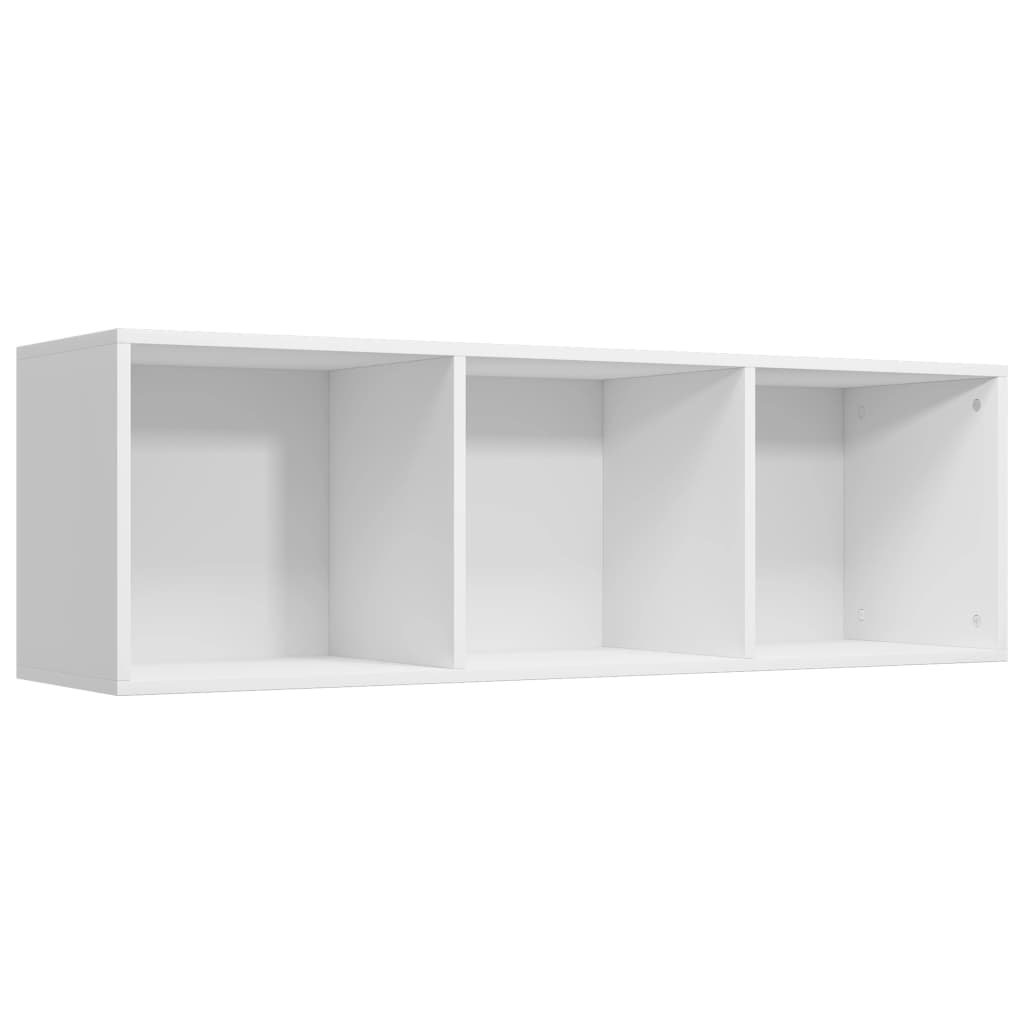 Boekenkast/tv-meubel 36x30x114 cm bewerkt hout wit is nu te koop bij PeponiXL, paradijselijk wonen!