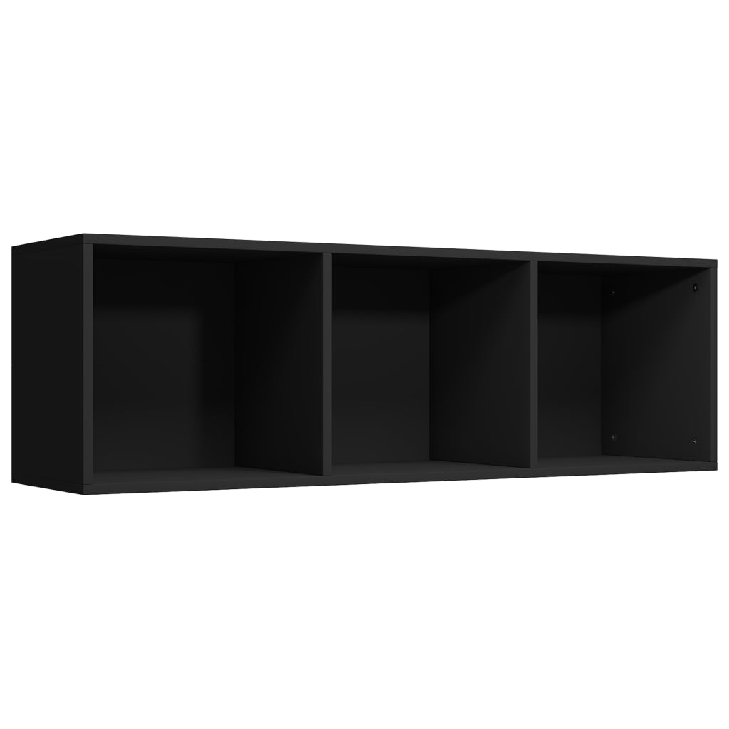 Boekenkast/tv-meubel 36x30x114 cm bewerkt hout zwart is nu te koop bij PeponiXL, paradijselijk wonen!