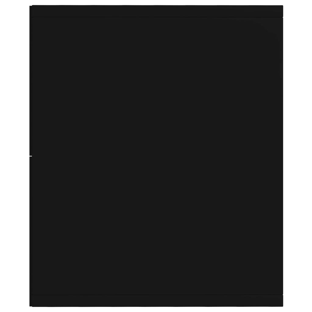 Boekenkast/tv-meubel 36x30x114 cm bewerkt hout zwart is nu te koop bij PeponiXL, paradijselijk wonen!