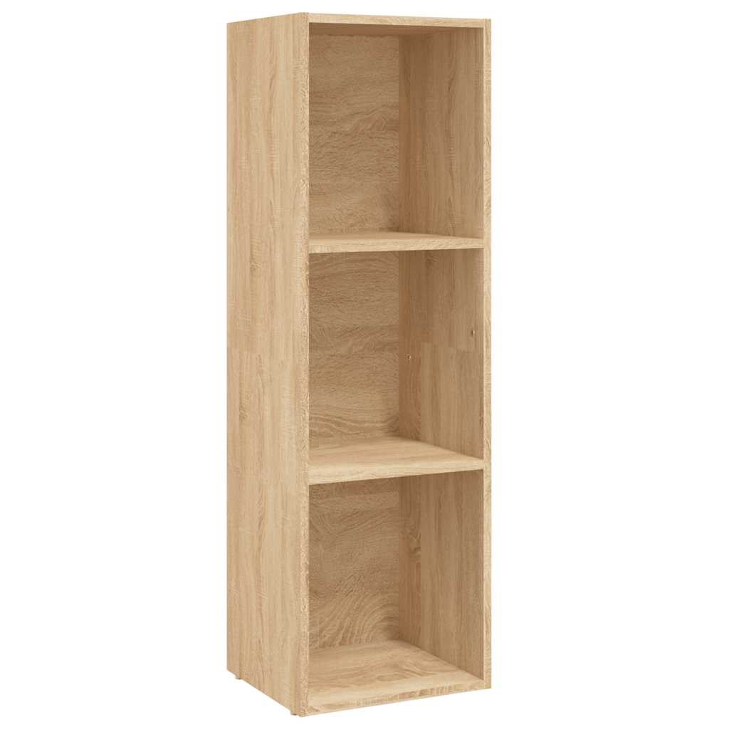 Boekenkast/tv-meubel 36x30x114cm bewerkt hout sonoma eikenkleur is nu te koop bij PeponiXL, paradijselijk wonen!
