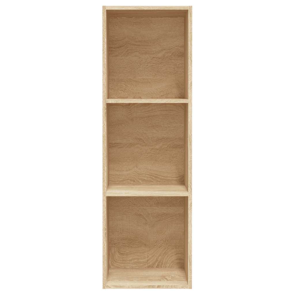 Boekenkast/tv-meubel 36x30x114cm bewerkt hout sonoma eikenkleur is nu te koop bij PeponiXL, paradijselijk wonen!