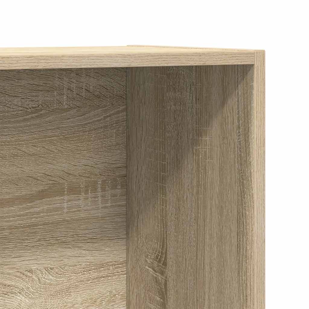 Boekenkast/tv-meubel 36x30x114cm bewerkt hout sonoma eikenkleur is nu te koop bij PeponiXL, paradijselijk wonen!