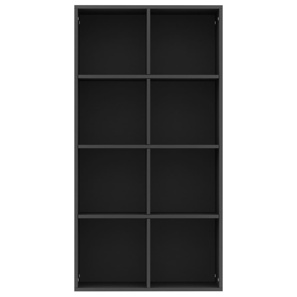 Boekenkast/dressoir 66x30x130 cm bewerkt hout zwart is nu te koop bij PeponiXL, paradijselijk wonen!