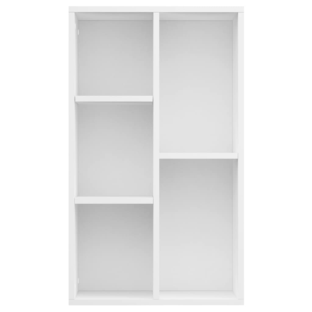 Boekenkast/dressoir 50x25x80 cm bewerkt hout wit is nu te koop bij PeponiXL, paradijselijk wonen!
