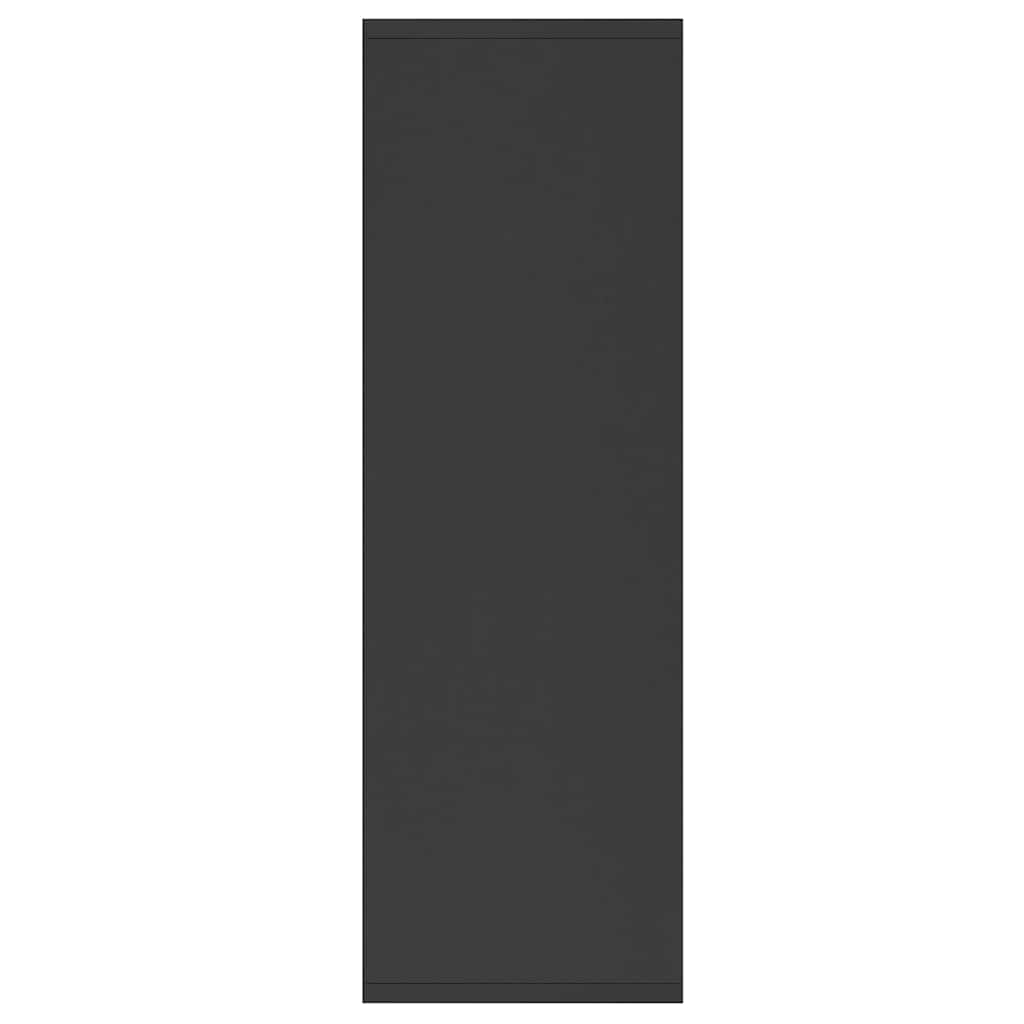 Boekenkast/dressoir 50x25x80 cm bewerkt hout zwart is nu te koop bij PeponiXL, paradijselijk wonen!