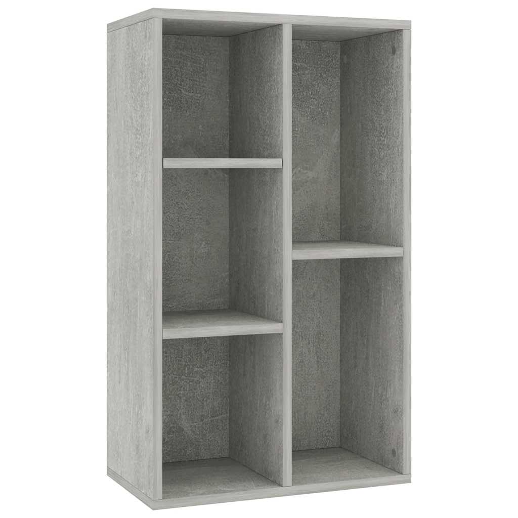 Boekenkast/dressoir 50x25x80 cm bewerkt hout betongrijs is nu te koop bij PeponiXL, paradijselijk wonen!