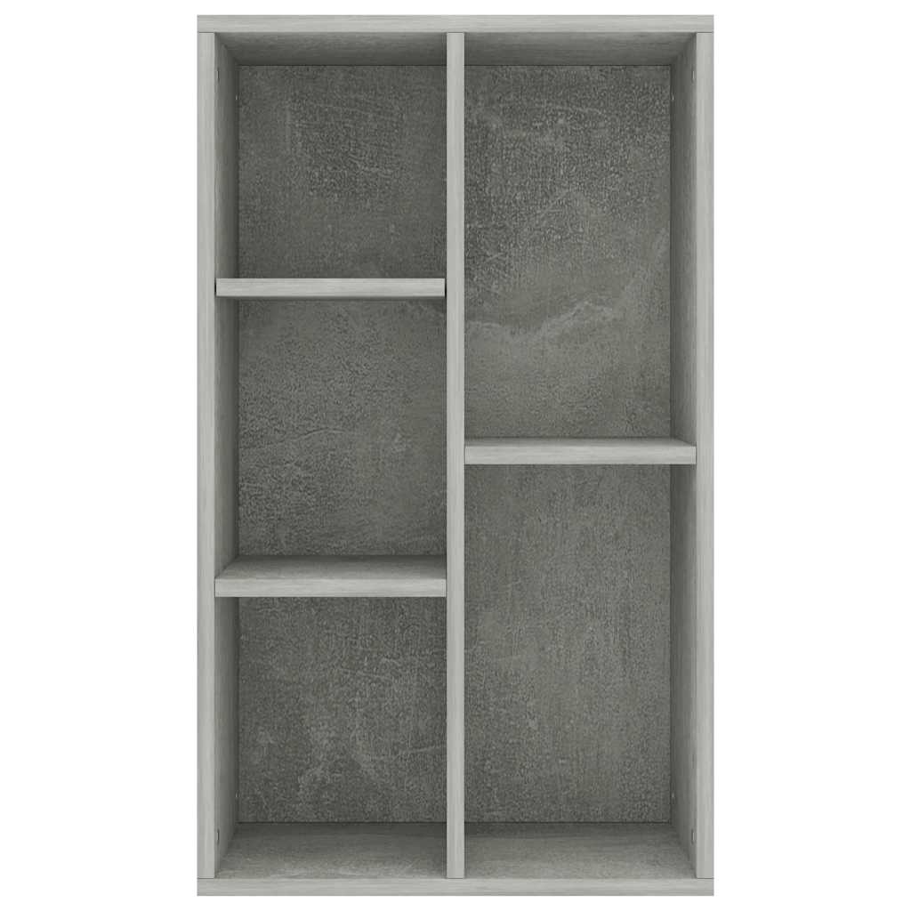 Boekenkast/dressoir 50x25x80 cm bewerkt hout betongrijs is nu te koop bij PeponiXL, paradijselijk wonen!