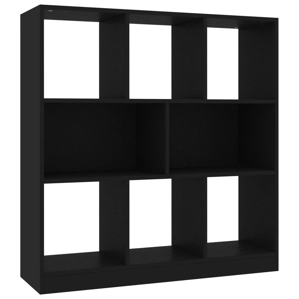 Boekenkast 97,5x29,5x100 cm bewerkt hout zwart is nu te koop bij PeponiXL, paradijselijk wonen!