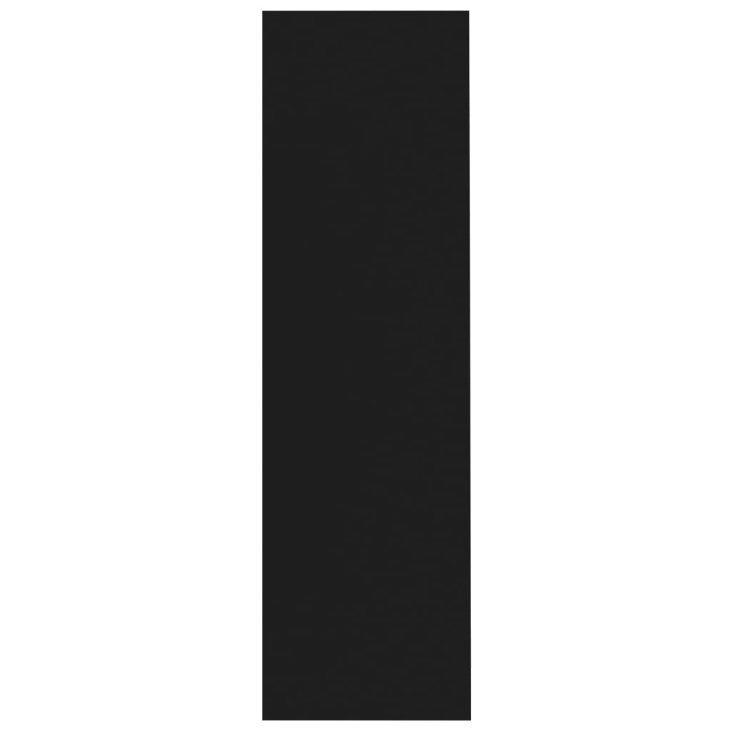 Boekenkast 97,5x29,5x100 cm bewerkt hout zwart is nu te koop bij PeponiXL, paradijselijk wonen!