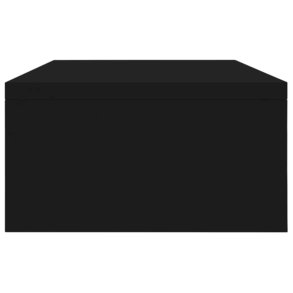 Monitorstandaard 42x24x13 cm bewerkt hout zwart is nu te koop bij PeponiXL, paradijselijk wonen!