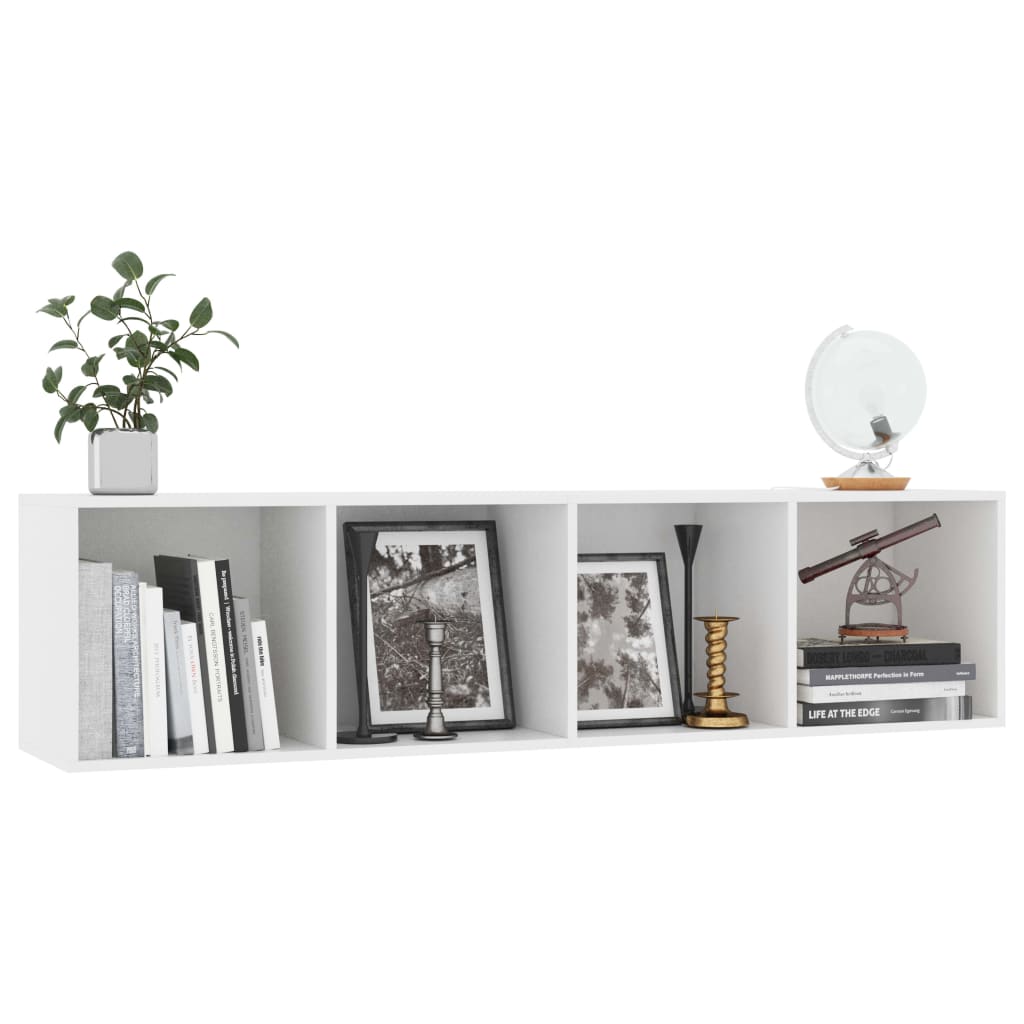 Boekenkast/tv-meubel 143x30x36 cm wit is nu te koop bij PeponiXL, paradijselijk wonen!