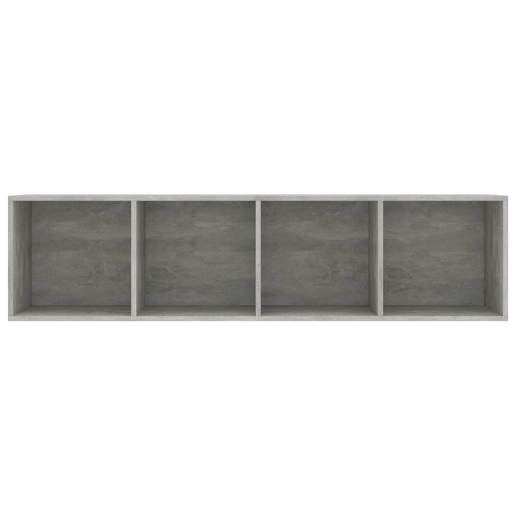 Boekenkast/tv-meubel 143x30x36 cm betongrijs is nu te koop bij PeponiXL, paradijselijk wonen!