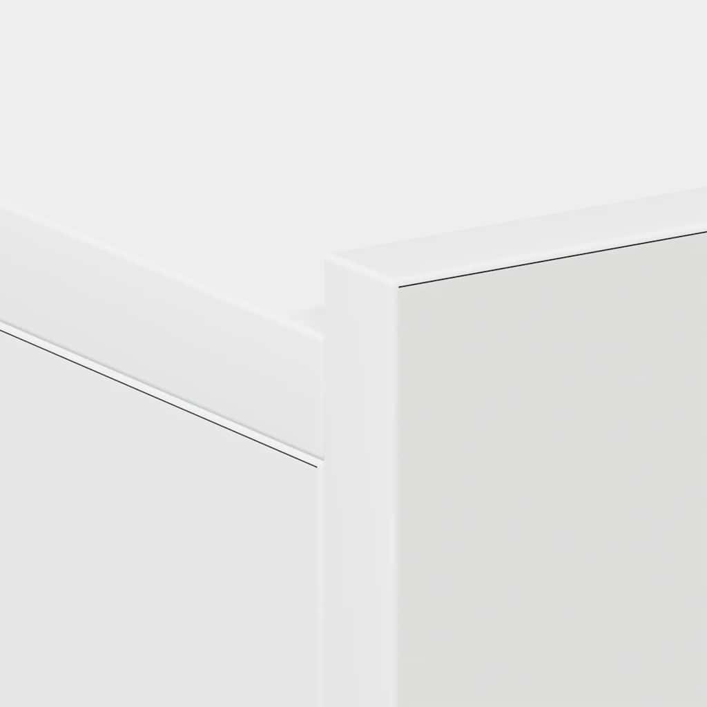 Nachtkastjes 2 st zwevend 40x30x15 cm bewerkt hout wit is nu te koop bij PeponiXL, paradijselijk wonen!