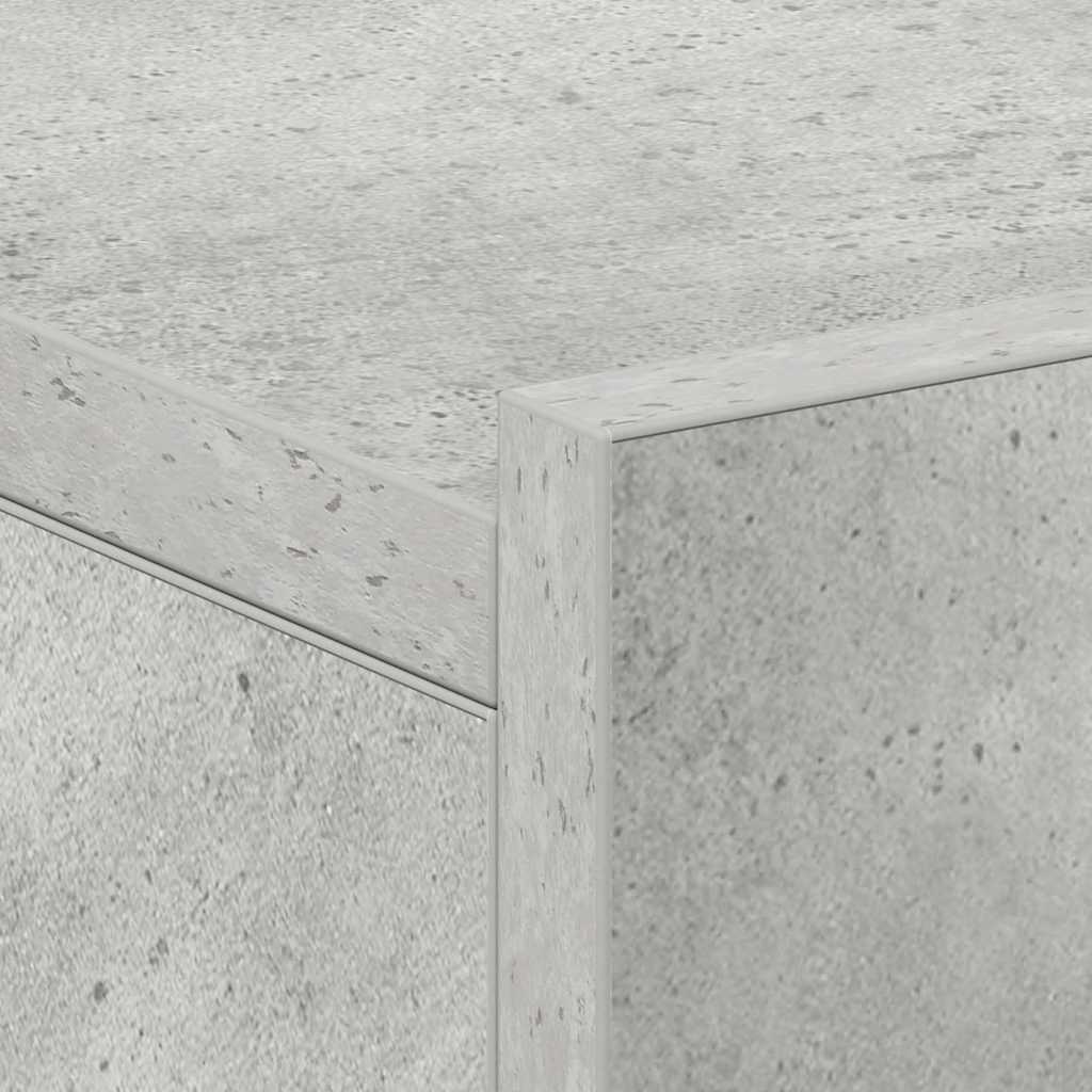 Nachtkastjes 2 st zwevend 40x30x15 cm bewerkt hout betongrijs is nu te koop bij PeponiXL, paradijselijk wonen!