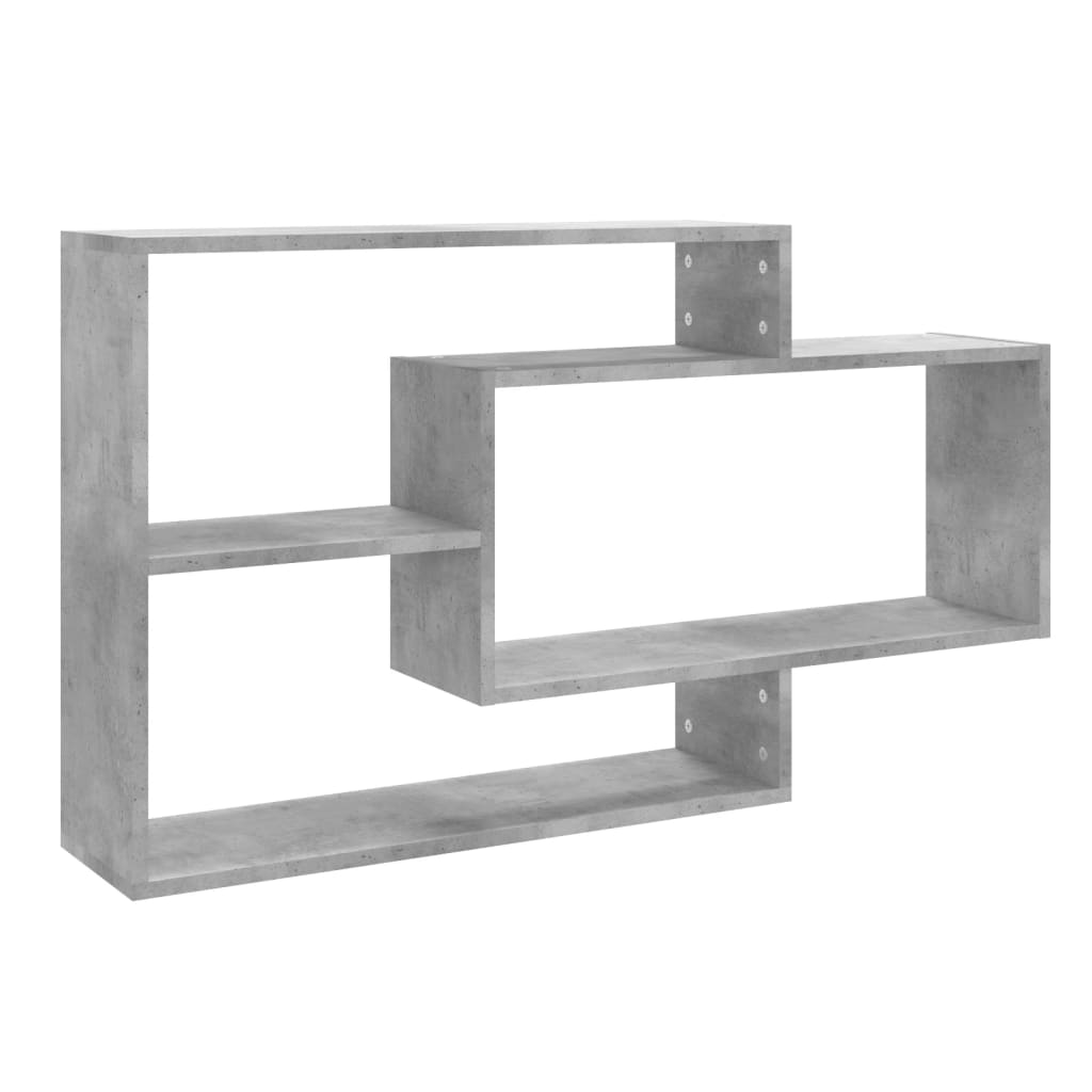 Wandschappen 104x20x58,5 cm bewerkt hout betongrijs is nu te koop bij PeponiXL, paradijselijk wonen!