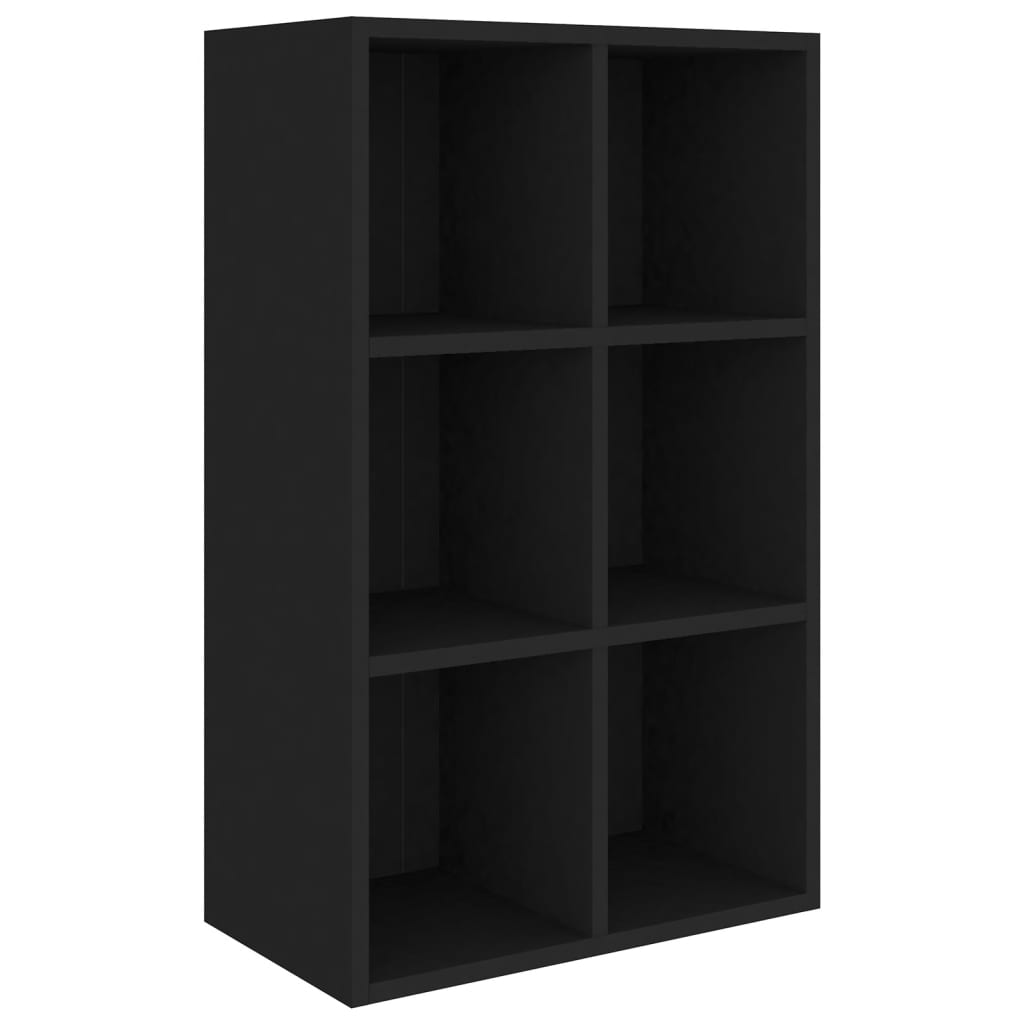 Boekenkast/dressoir 66x30x98 cm bewerkt hout zwart is nu te koop bij PeponiXL, paradijselijk wonen!