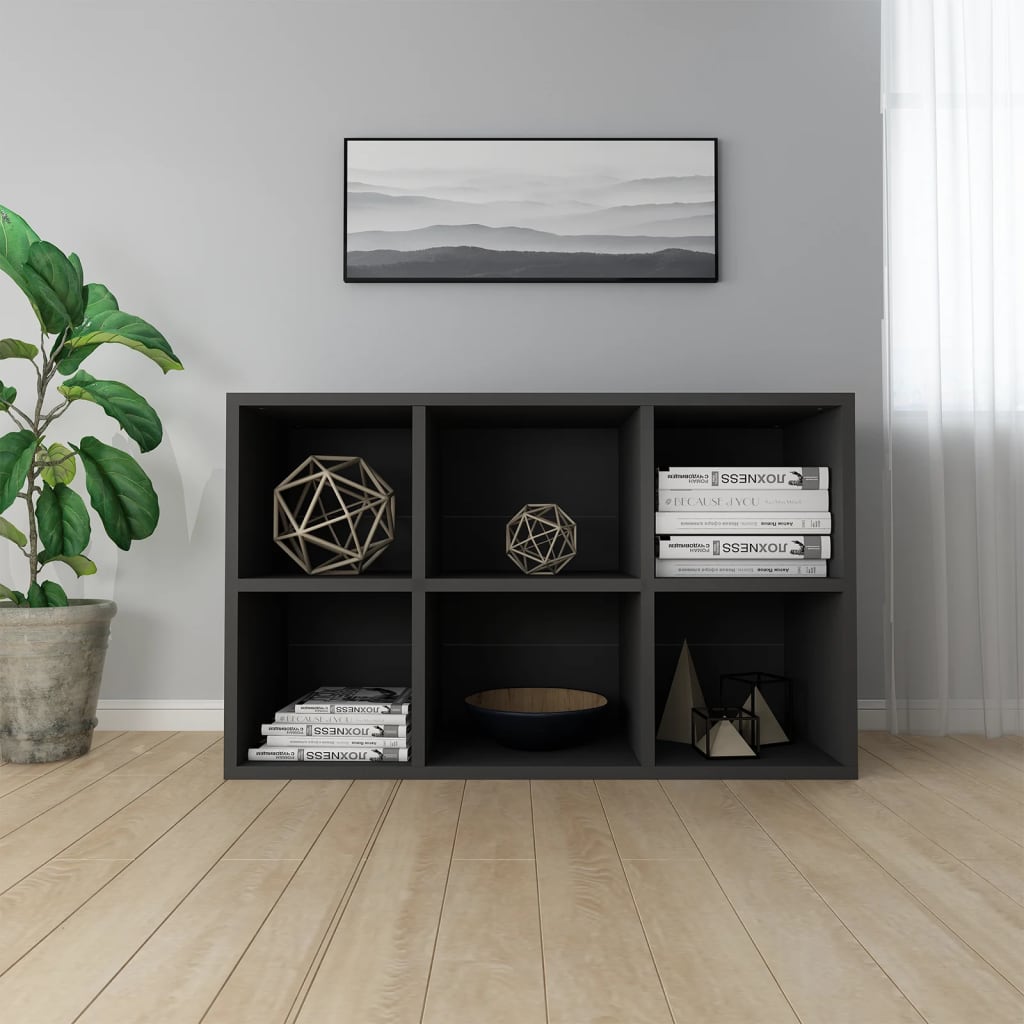 Boekenkast/dressoir 66x30x98 cm bewerkt hout zwart is nu te koop bij PeponiXL, paradijselijk wonen!