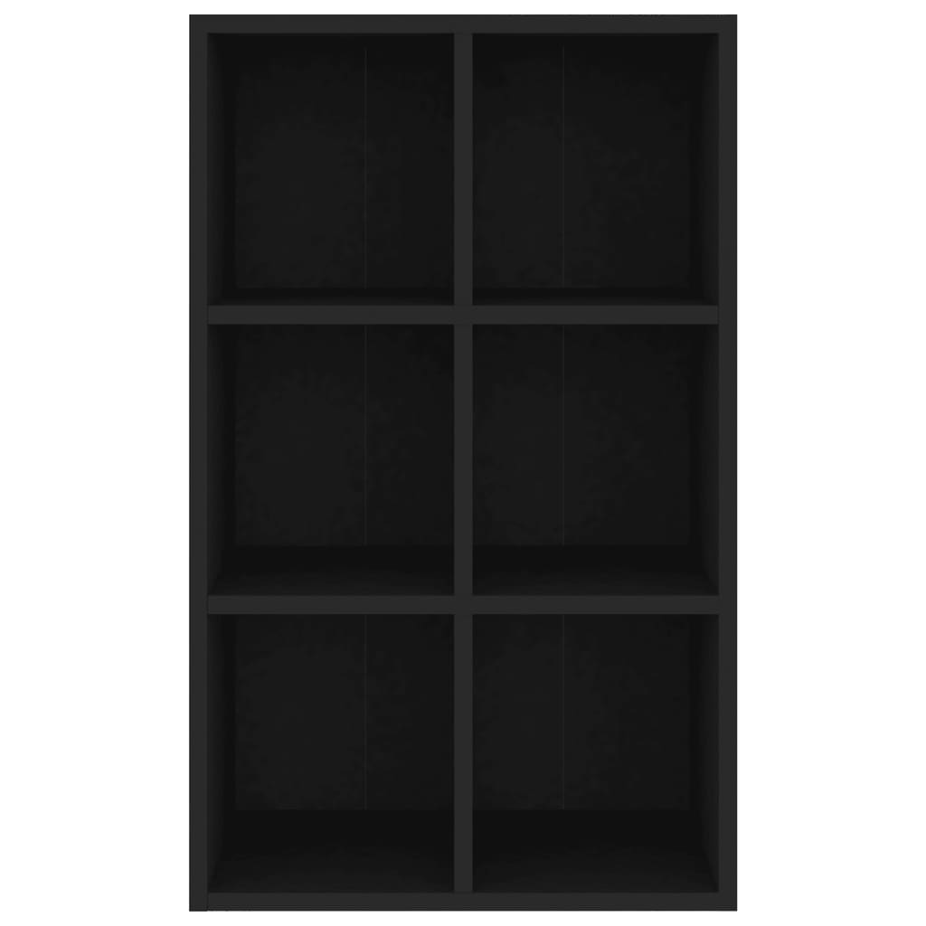 Boekenkast/dressoir 66x30x98 cm bewerkt hout zwart is nu te koop bij PeponiXL, paradijselijk wonen!