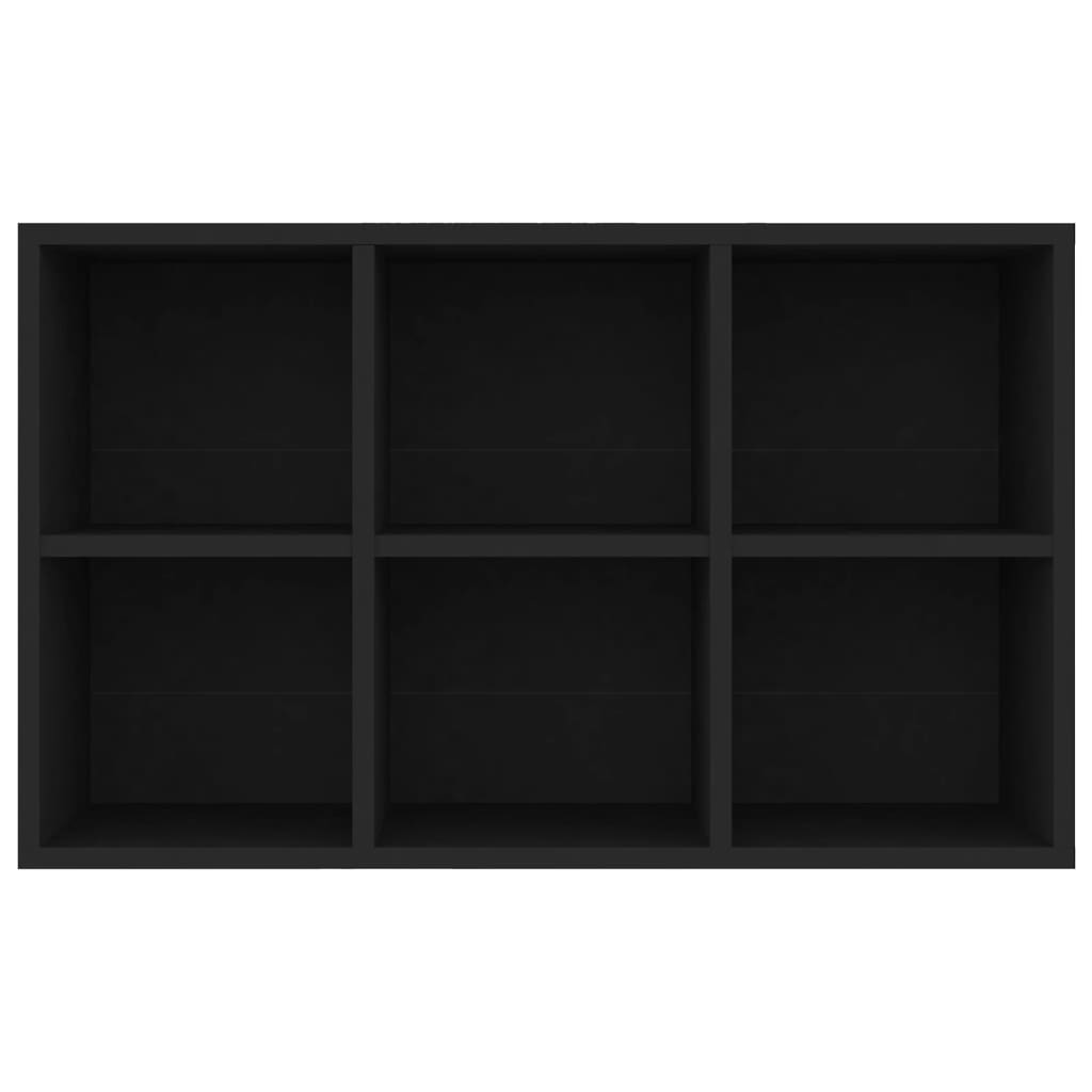 Boekenkast/dressoir 66x30x98 cm bewerkt hout zwart is nu te koop bij PeponiXL, paradijselijk wonen!
