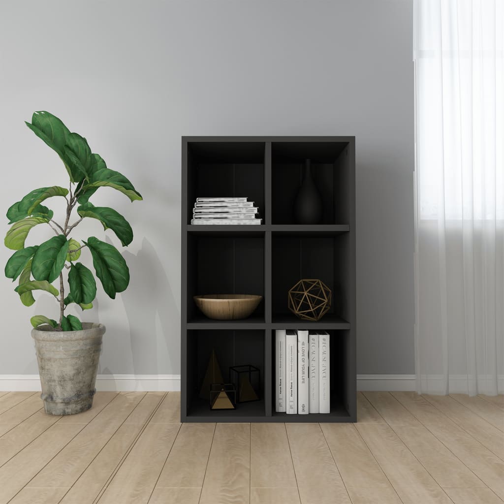 Boekenkast/dressoir 66x30x98 cm bewerkt hout zwart is nu te koop bij PeponiXL, paradijselijk wonen!