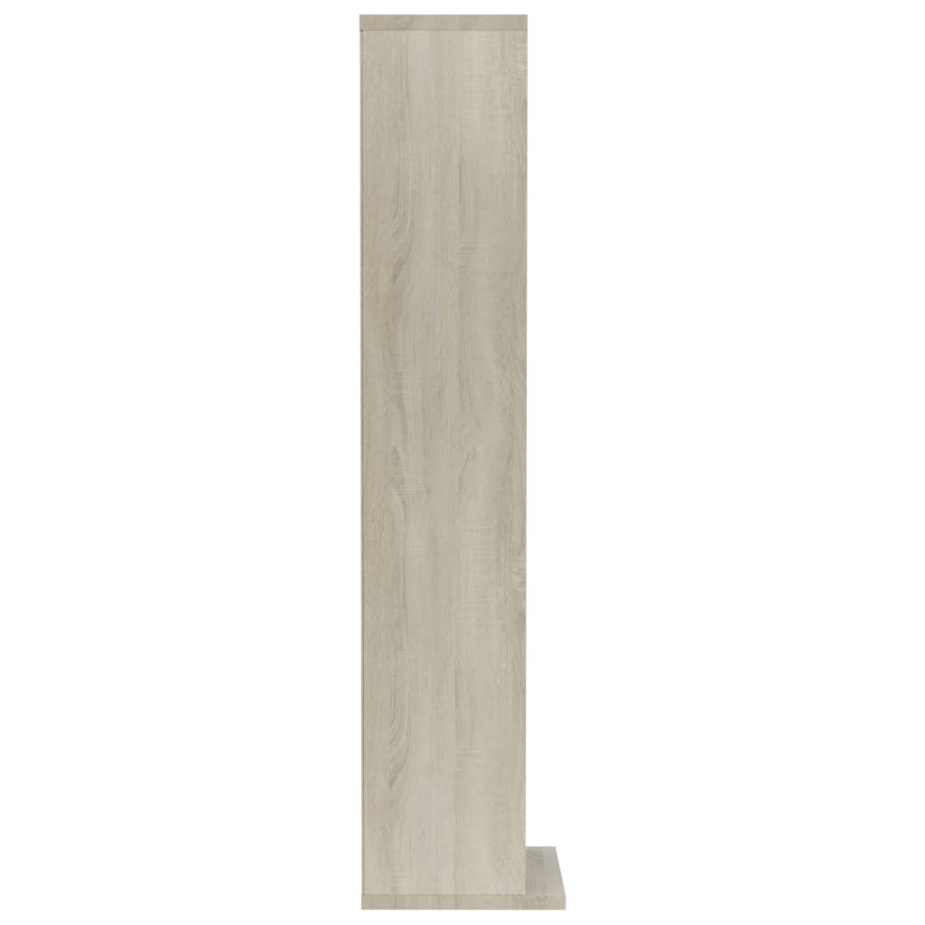 Cd-kast 21x20x88 cm bewerkt hout sonoma eikenkleurig is nu te koop bij PeponiXL, paradijselijk wonen!