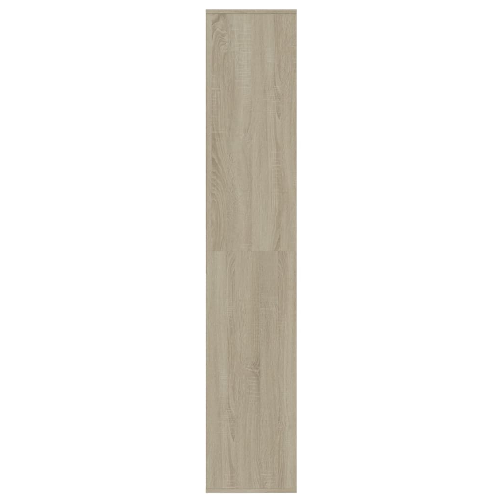 Schoenenkast 54x34x183 cm bewerkt hout sonoma eikenkleurig is nu te koop bij PeponiXL, paradijselijk wonen!
