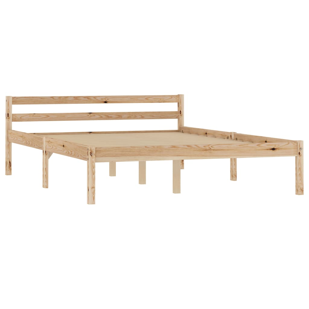 Bedframe massief grenenhout 140x200 cm is nu te koop bij PeponiXL, paradijselijk wonen!