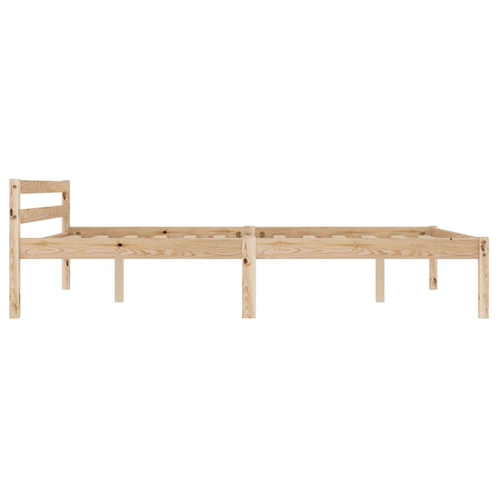 Bedframe massief grenenhout 140x200 cm is nu te koop bij PeponiXL, paradijselijk wonen!