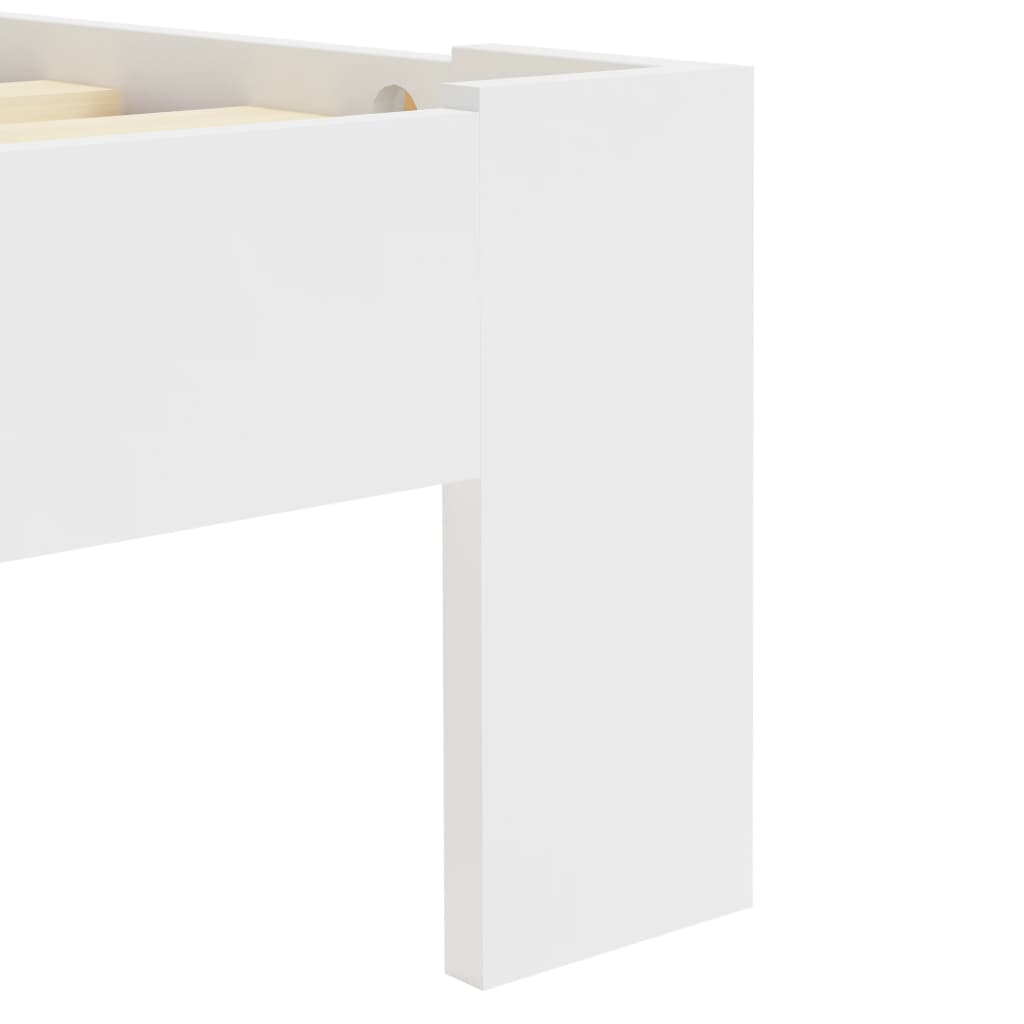 Bedframe massief grenenhout wit 90x200 cm is nu te koop bij PeponiXL, paradijselijk wonen!