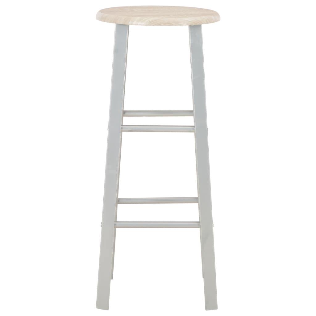 3-delige Barset hout en staal is nu te koop bij PeponiXL, paradijselijk wonen!