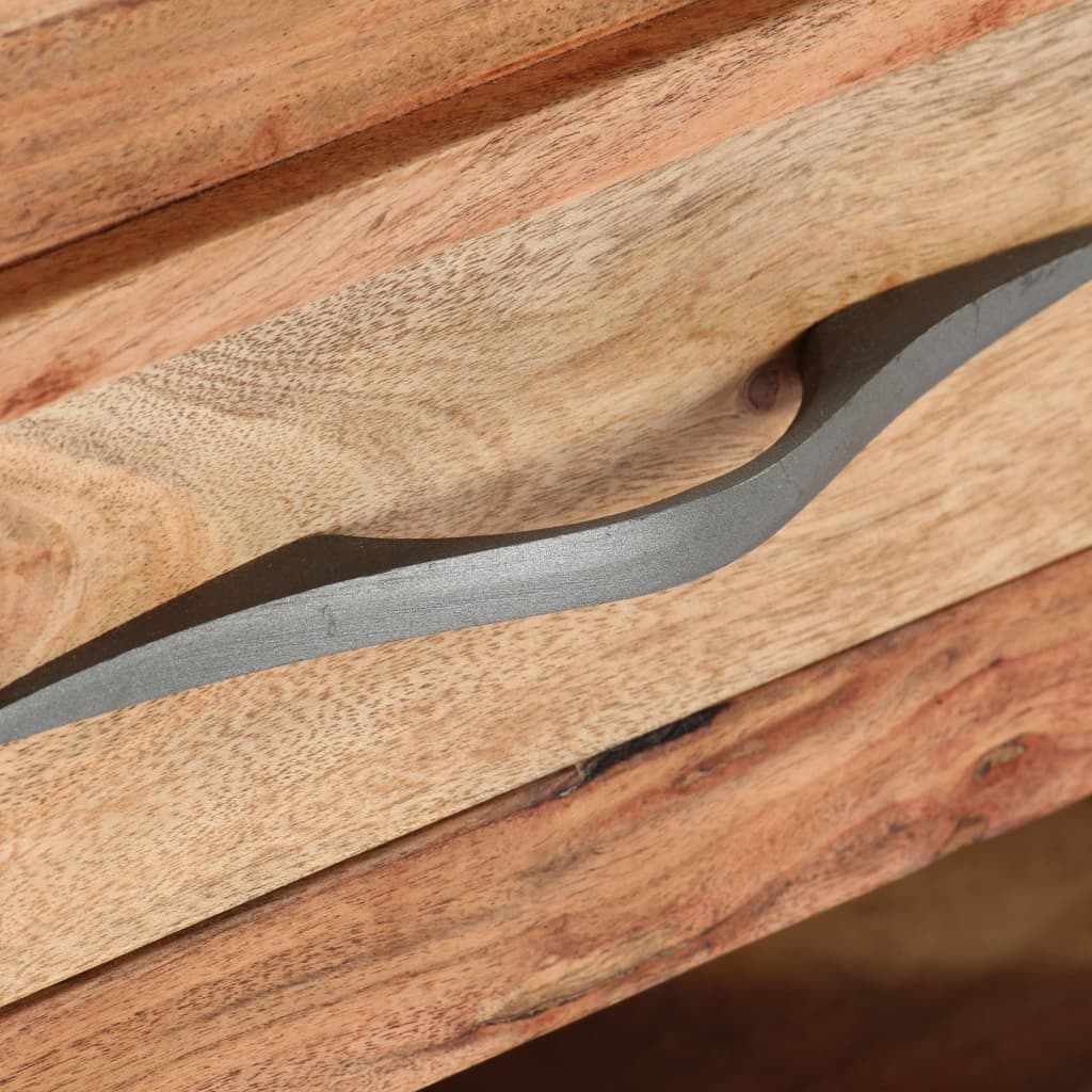 Salontafel 110x52x45 cm massief acaciahout is nu te koop bij PeponiXL, paradijselijk wonen!