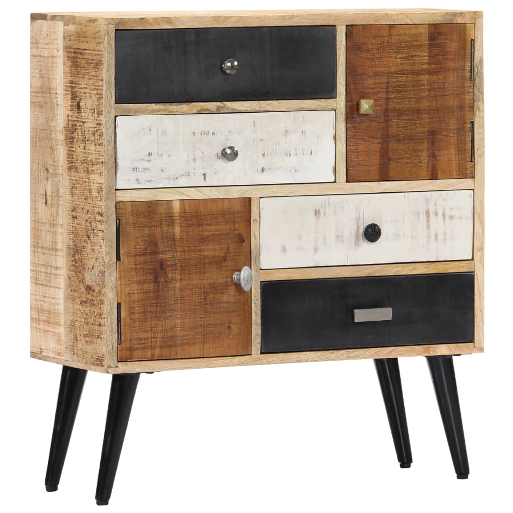 Dressoir 70x30x78 cm massief mangohout is nu te koop bij PeponiXL, paradijselijk wonen!