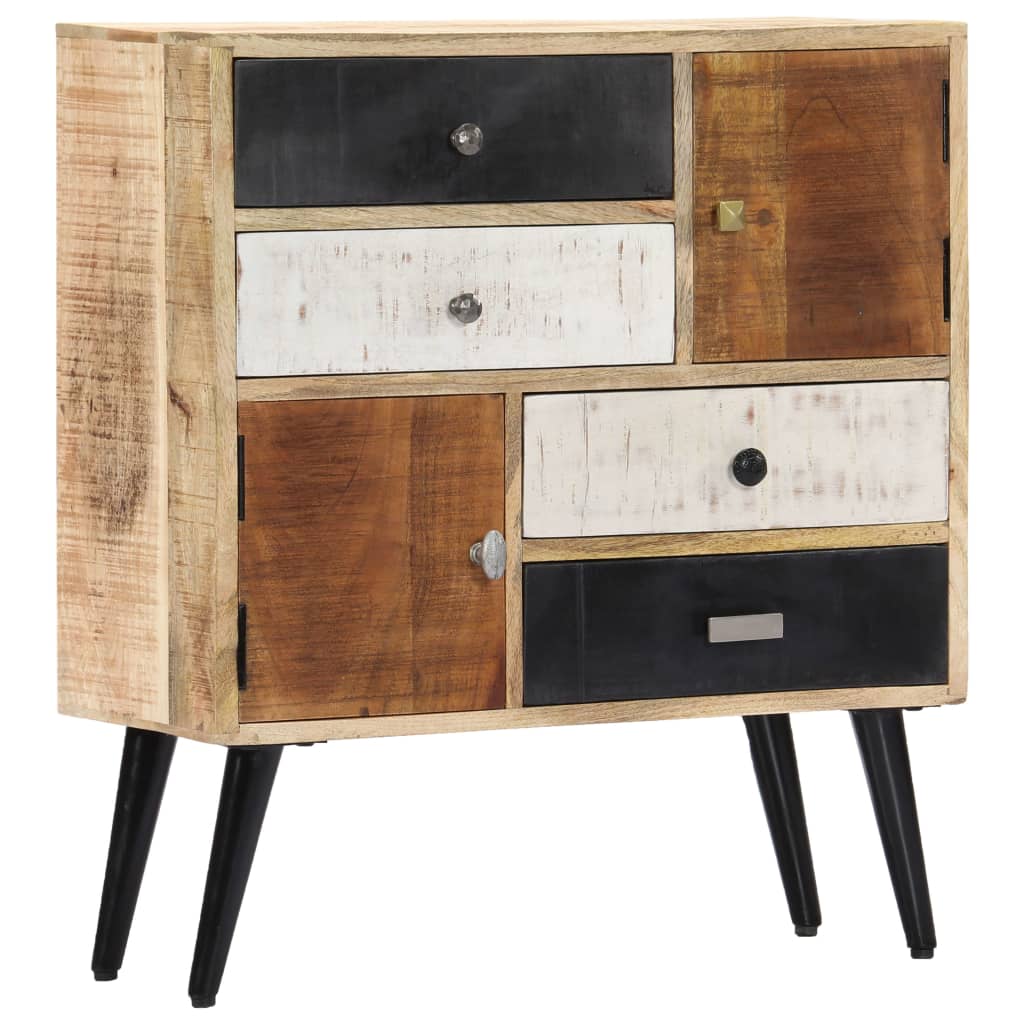 Dressoir 70x30x78 cm massief mangohout is nu te koop bij PeponiXL, paradijselijk wonen!