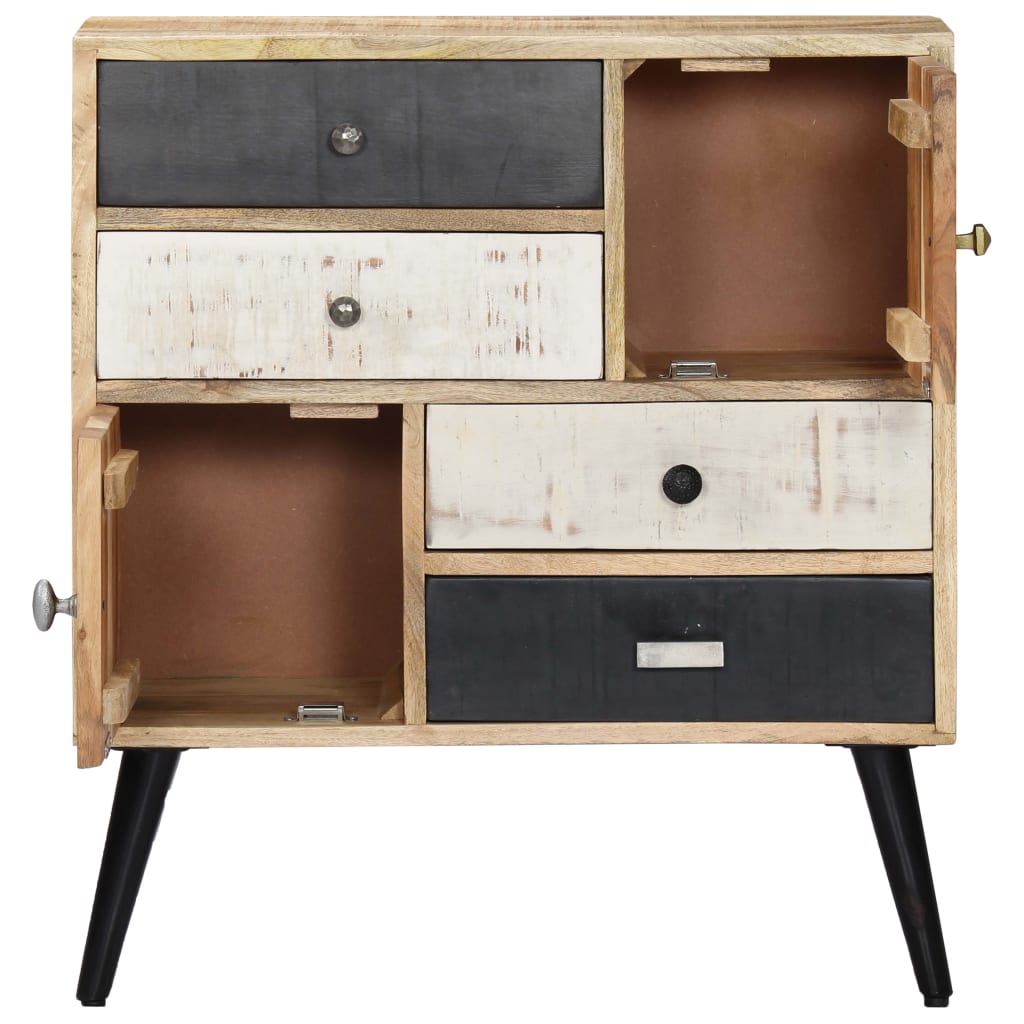 Dressoir 70x30x78 cm massief mangohout is nu te koop bij PeponiXL, paradijselijk wonen!