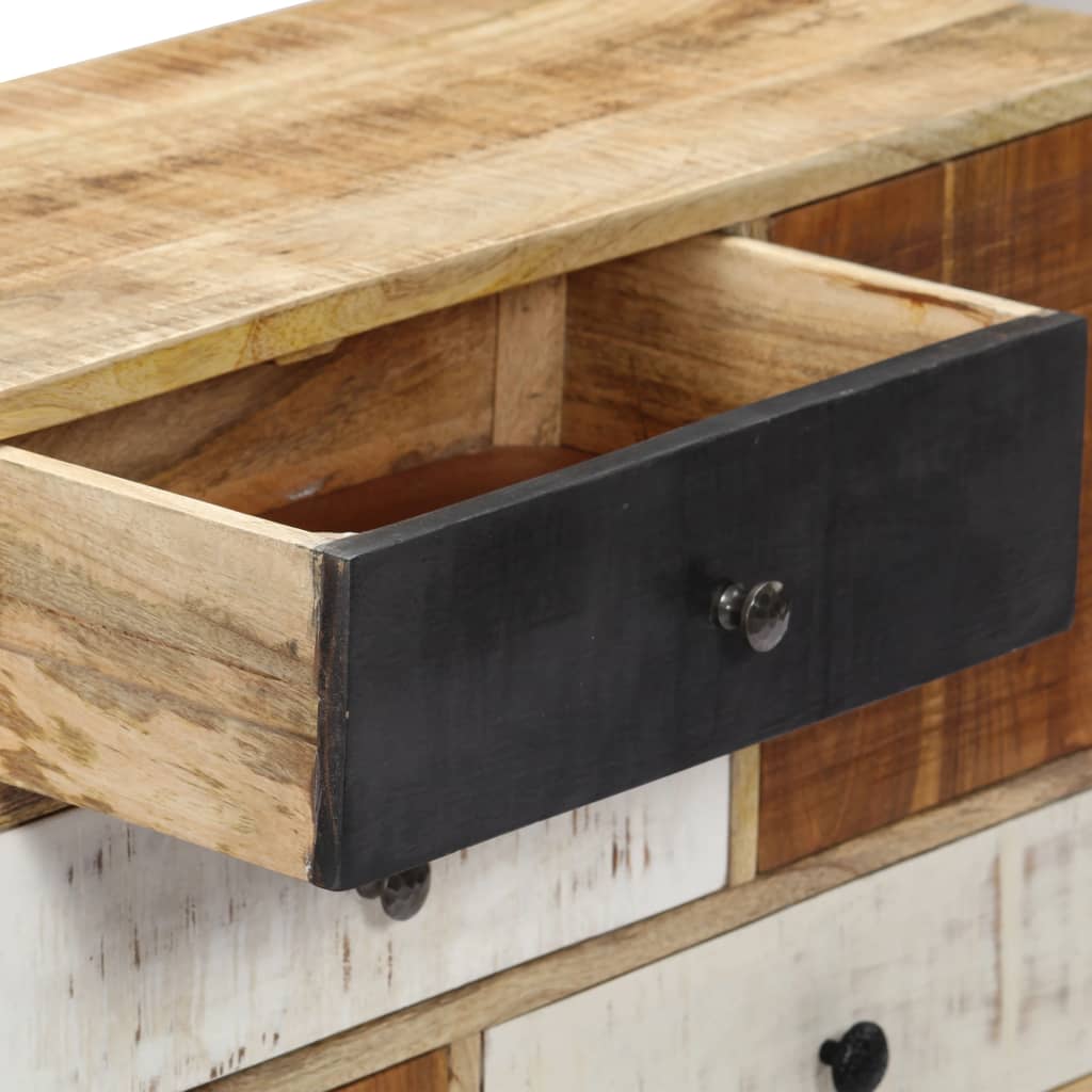 Dressoir 70x30x78 cm massief mangohout is nu te koop bij PeponiXL, paradijselijk wonen!