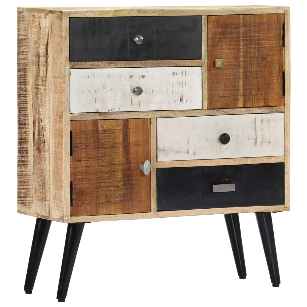 Dressoir 70x30x78 cm massief mangohout is nu te koop bij PeponiXL, paradijselijk wonen!