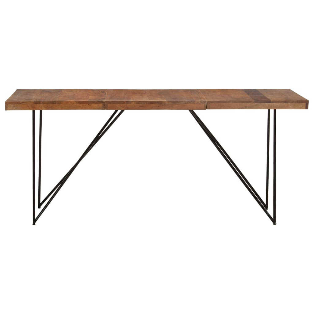 Eettafel 180x90x76 cm massief acaciahout is nu te koop bij PeponiXL, paradijselijk wonen!
