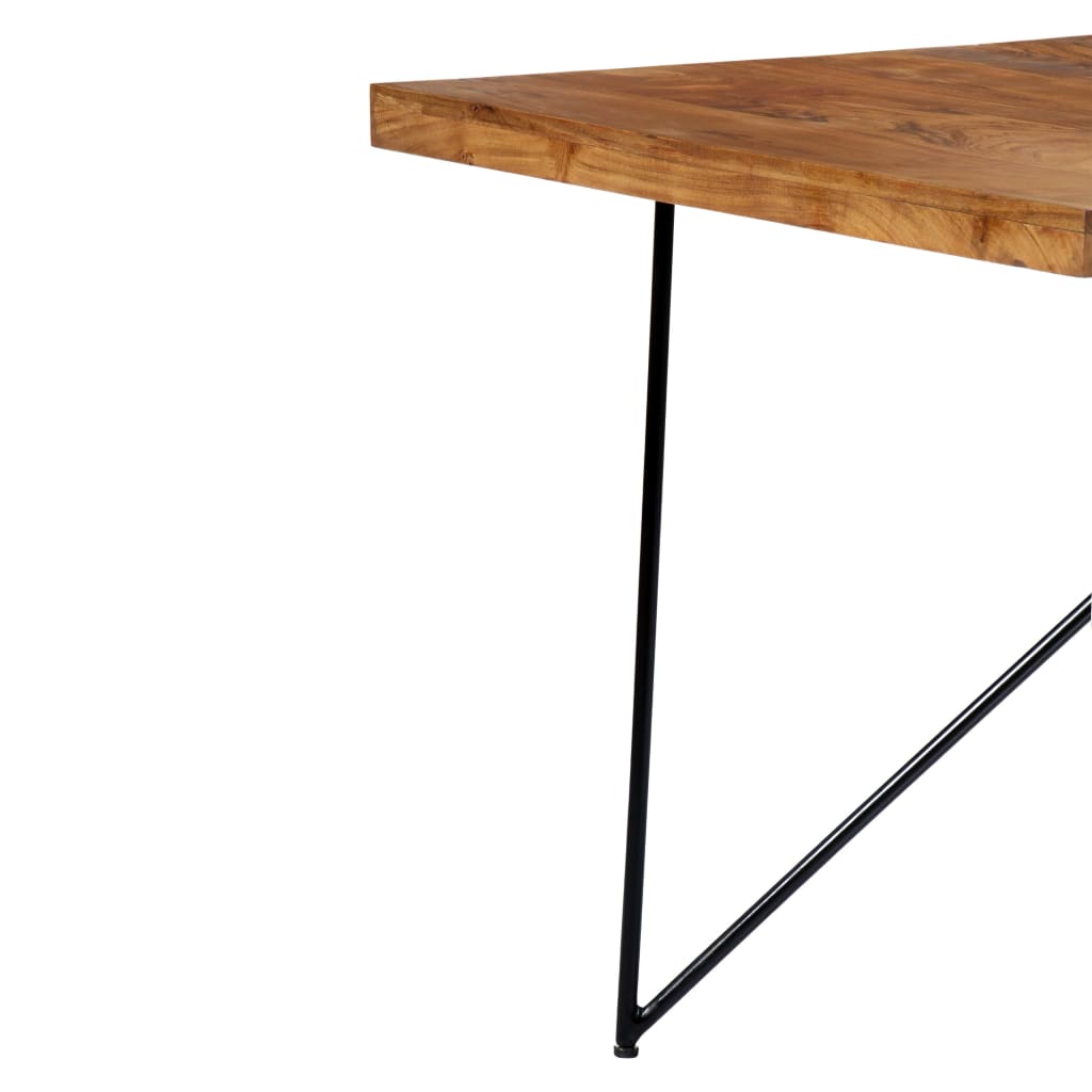 Eettafel 180x90x76 cm massief acaciahout is nu te koop bij PeponiXL, paradijselijk wonen!
