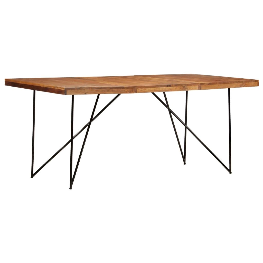 Eettafel 180x90x76 cm massief acaciahout is nu te koop bij PeponiXL, paradijselijk wonen!