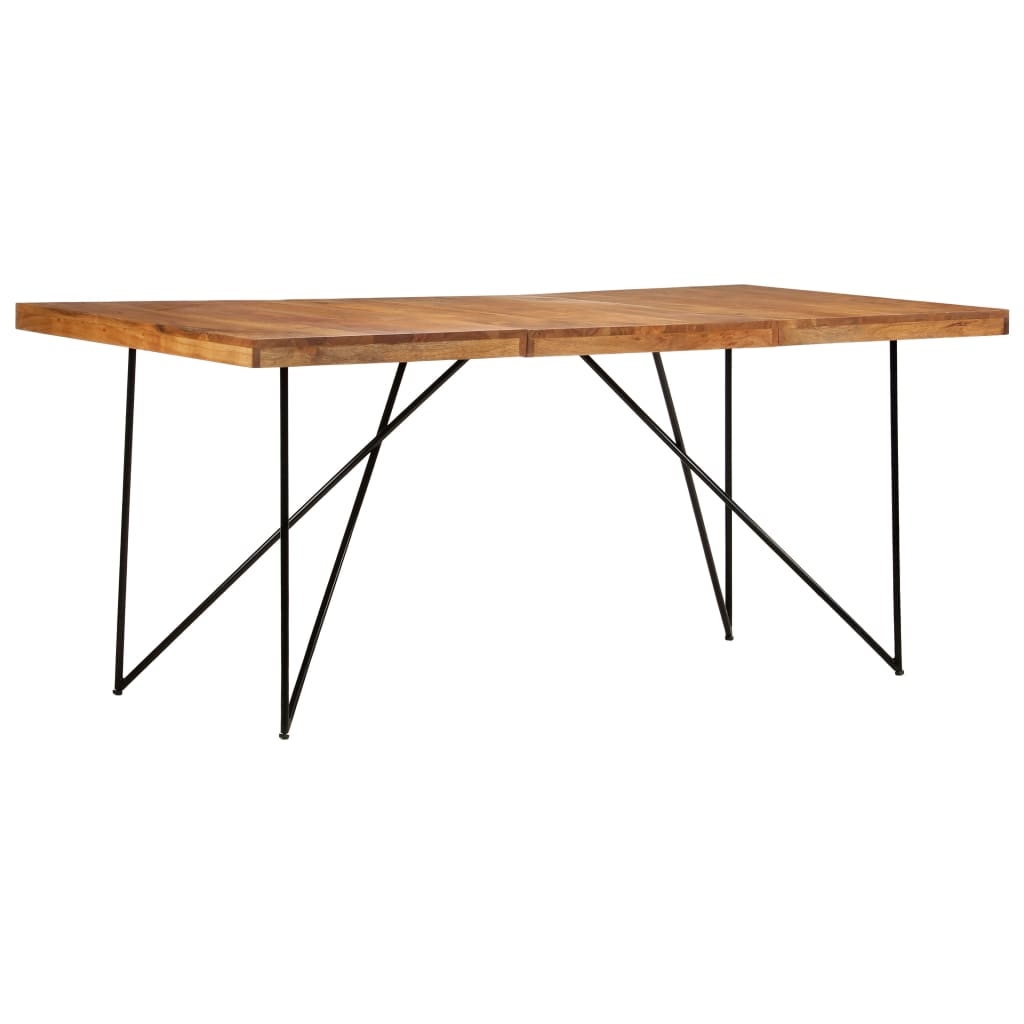 Eettafel 180x90x76 cm massief acaciahout is nu te koop bij PeponiXL, paradijselijk wonen!