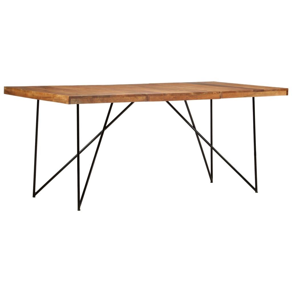 Eettafel 180x90x76 cm massief acaciahout is nu te koop bij PeponiXL, paradijselijk wonen!