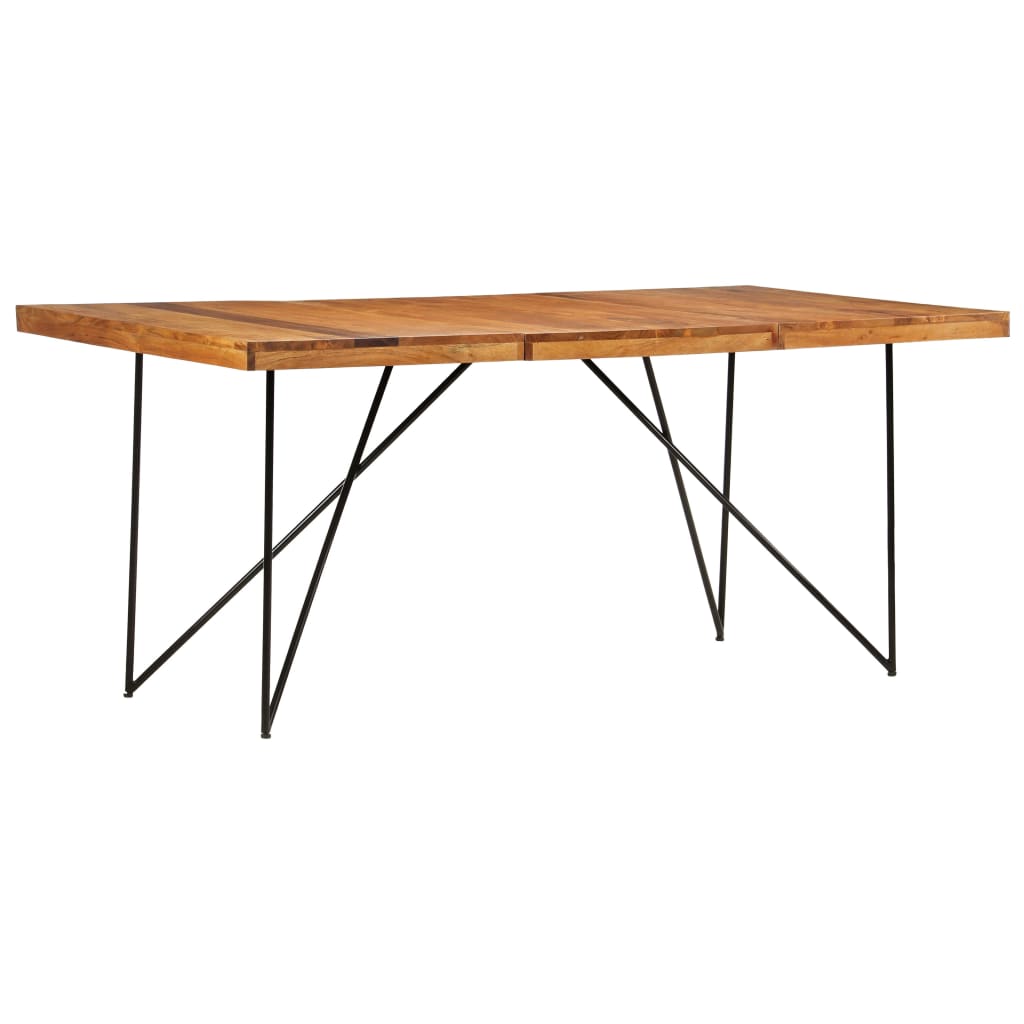 Eettafel 180x90x76 cm massief acaciahout is nu te koop bij PeponiXL, paradijselijk wonen!