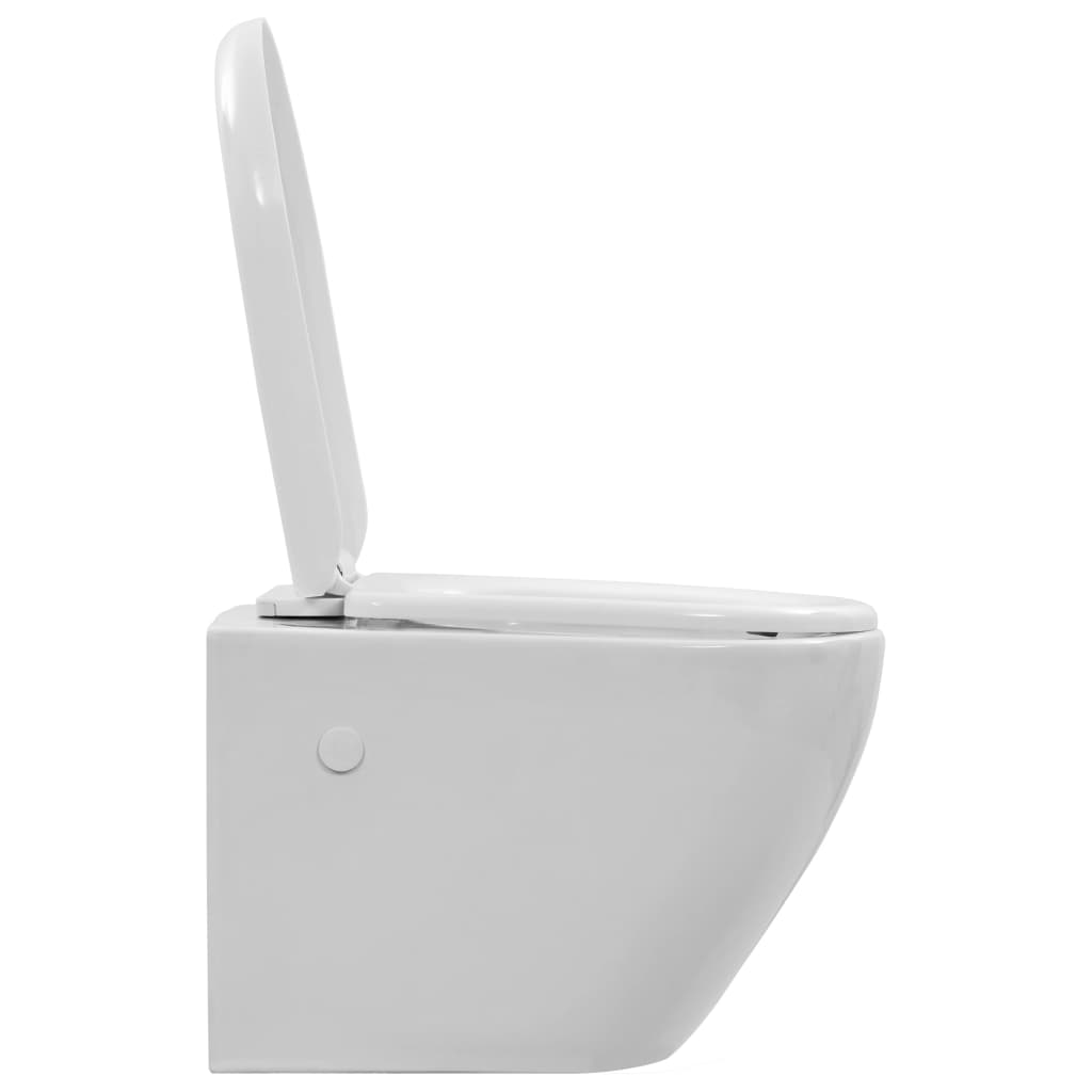 Hangend toilet randloos keramiek wit is nu te koop bij PeponiXL, paradijselijk wonen!