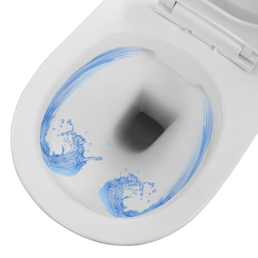 Hangend toilet randloos keramiek wit is nu te koop bij PeponiXL, paradijselijk wonen!