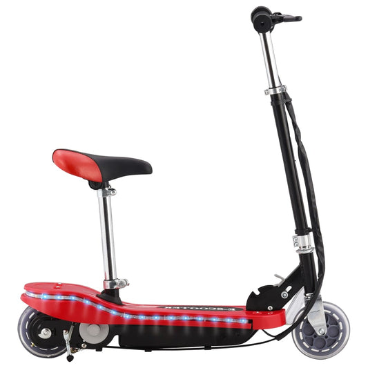 Kinderstep met zadel en LED 120 W rood is nu te koop bij PeponiXL, paradijselijk wonen!