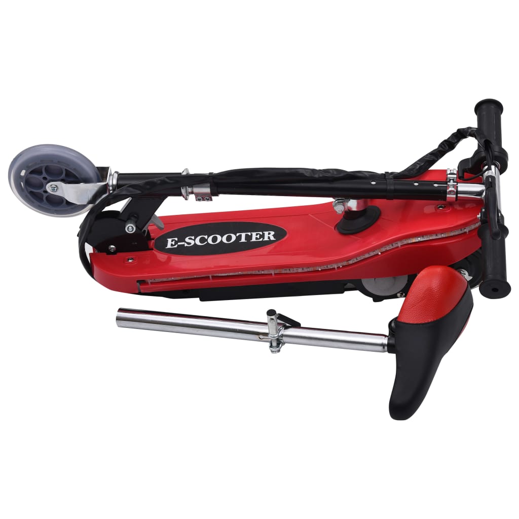 Kinderstep met zadel en LED 120 W rood is nu te koop bij PeponiXL, paradijselijk wonen!