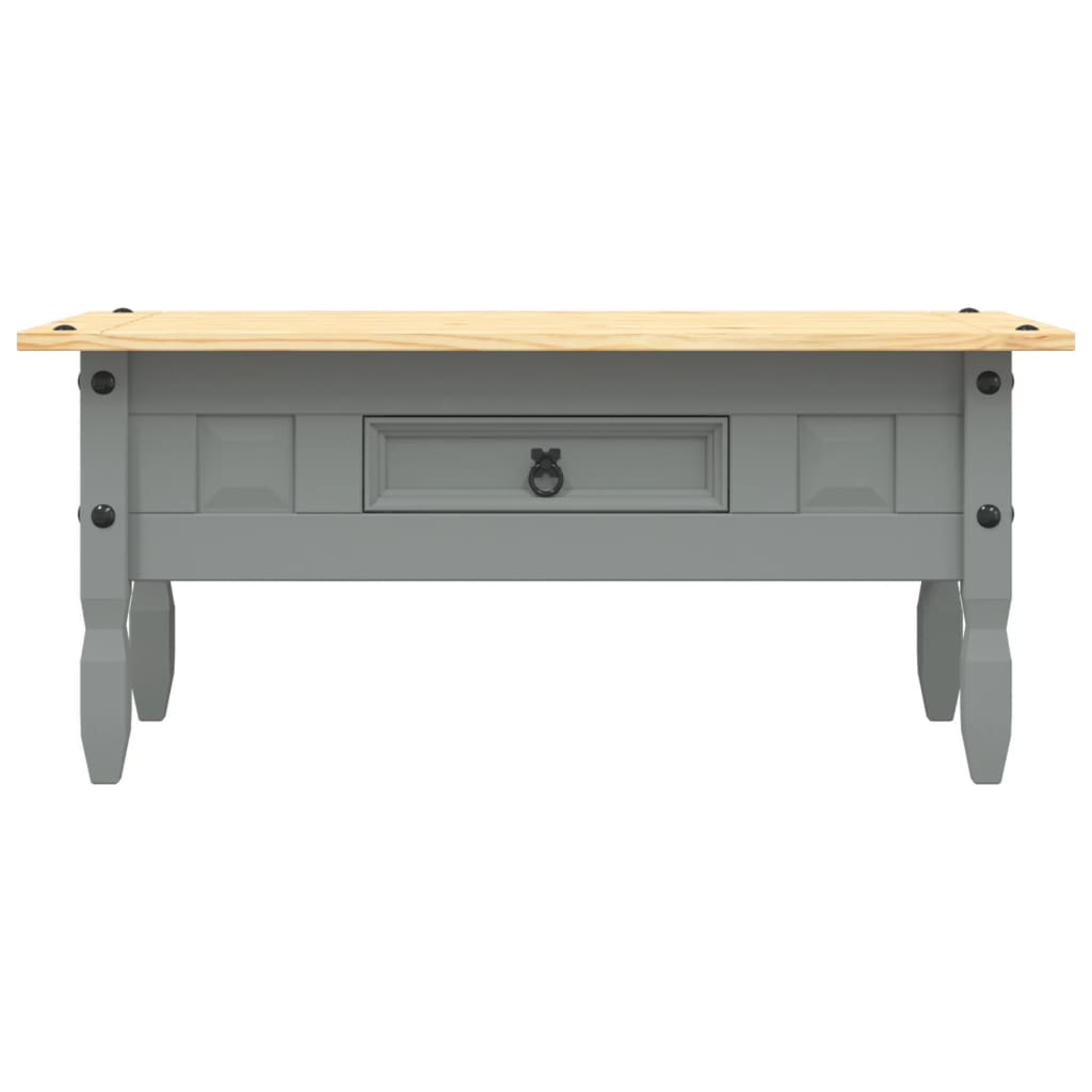 Salontafel 100x55x44 cm Mexicaans grenenhout Corona-stijl grijs is nu te koop bij PeponiXL, paradijselijk wonen!