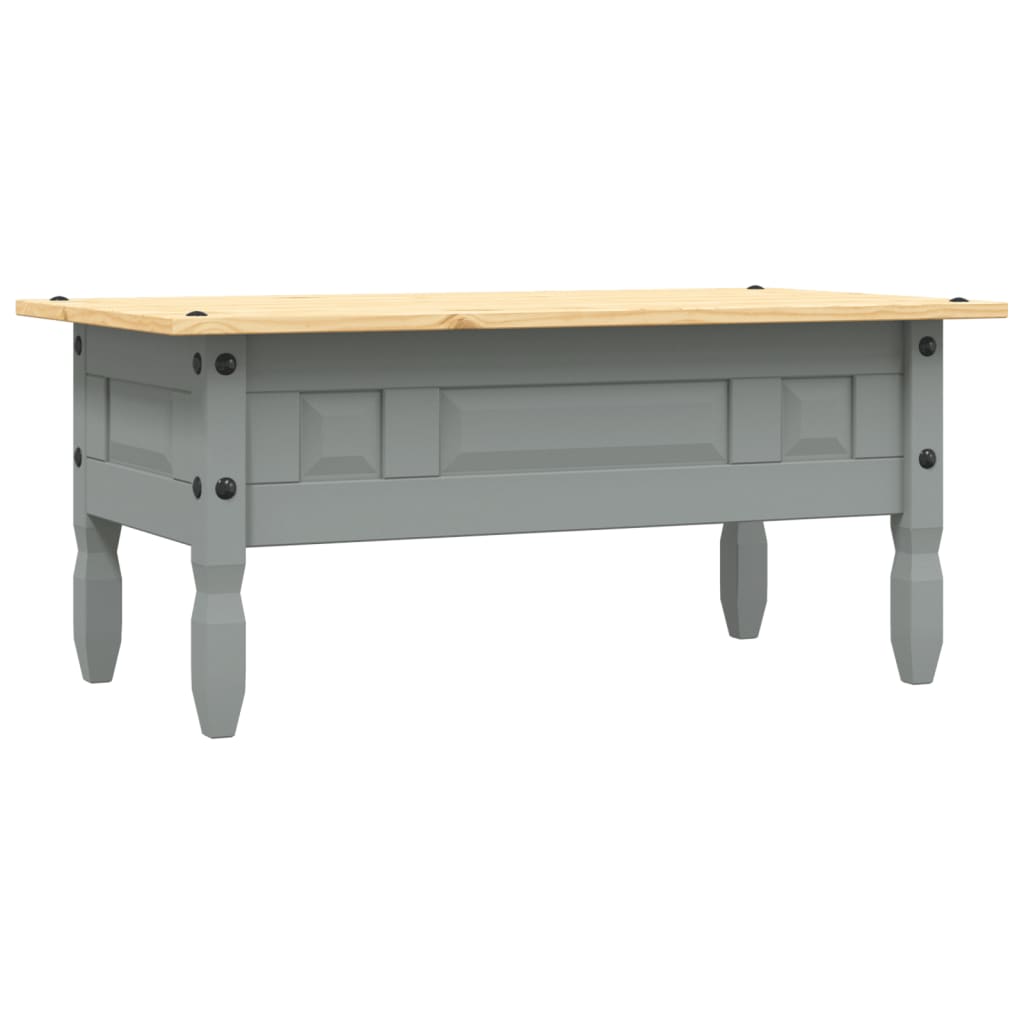 Salontafel 100x55x44 cm Mexicaans grenenhout Corona-stijl grijs is nu te koop bij PeponiXL, paradijselijk wonen!