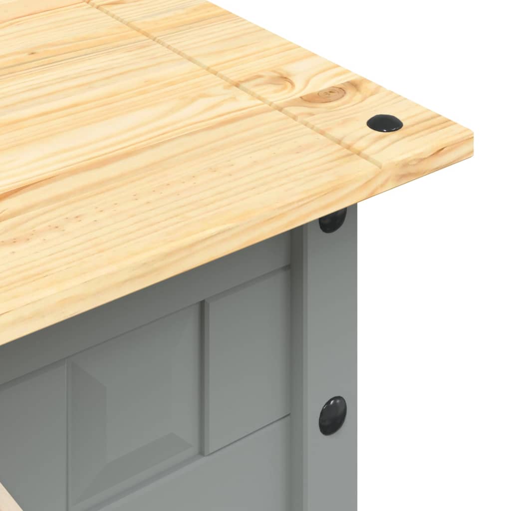 Salontafel 100x55x44 cm Mexicaans grenenhout Corona-stijl grijs is nu te koop bij PeponiXL, paradijselijk wonen!